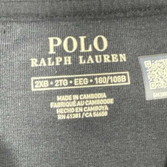 Polo Ralph Lauren Men's Big & Tall Double Knit Bomber Jacket Navy Size 2XB NEW - Picture 3 of 6